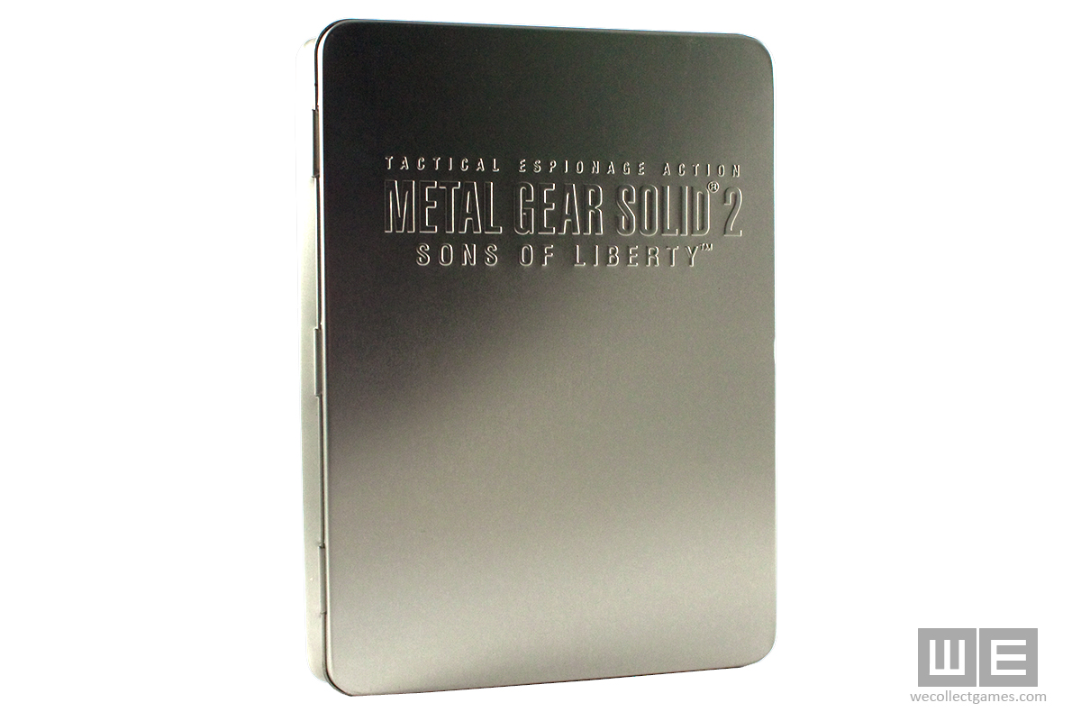 Metal Gear Solid 2 Sons of Liberty Custom Made Steelbook Case 