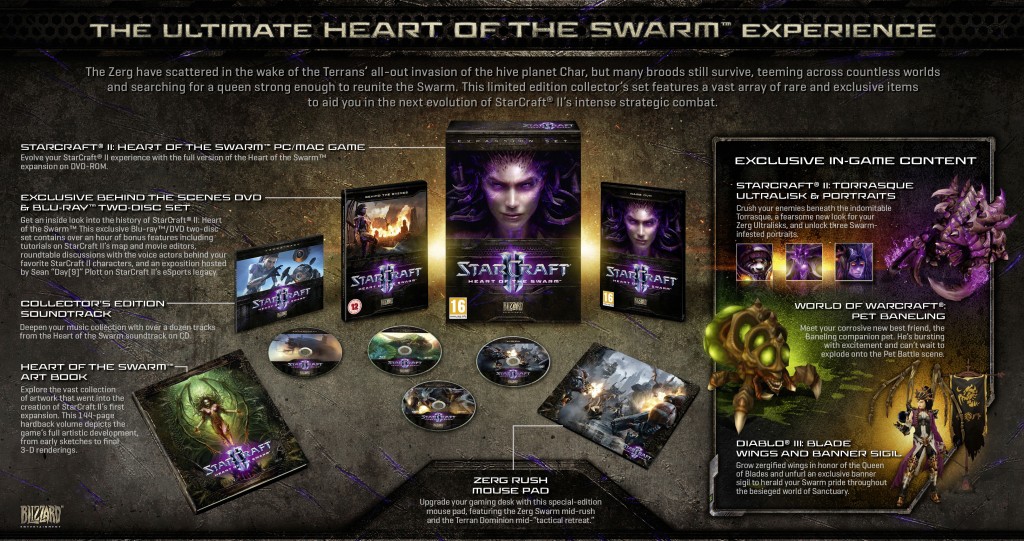 StarCraft II: Heart of the Swarm Collector’s Edition - WE collect games