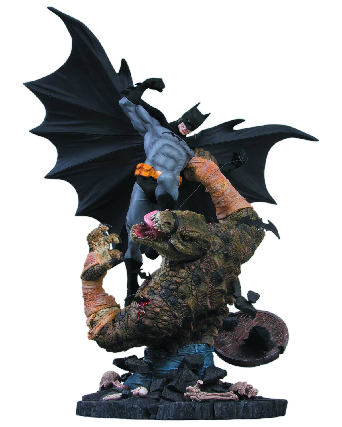 Batman vs Killer Croc Statue