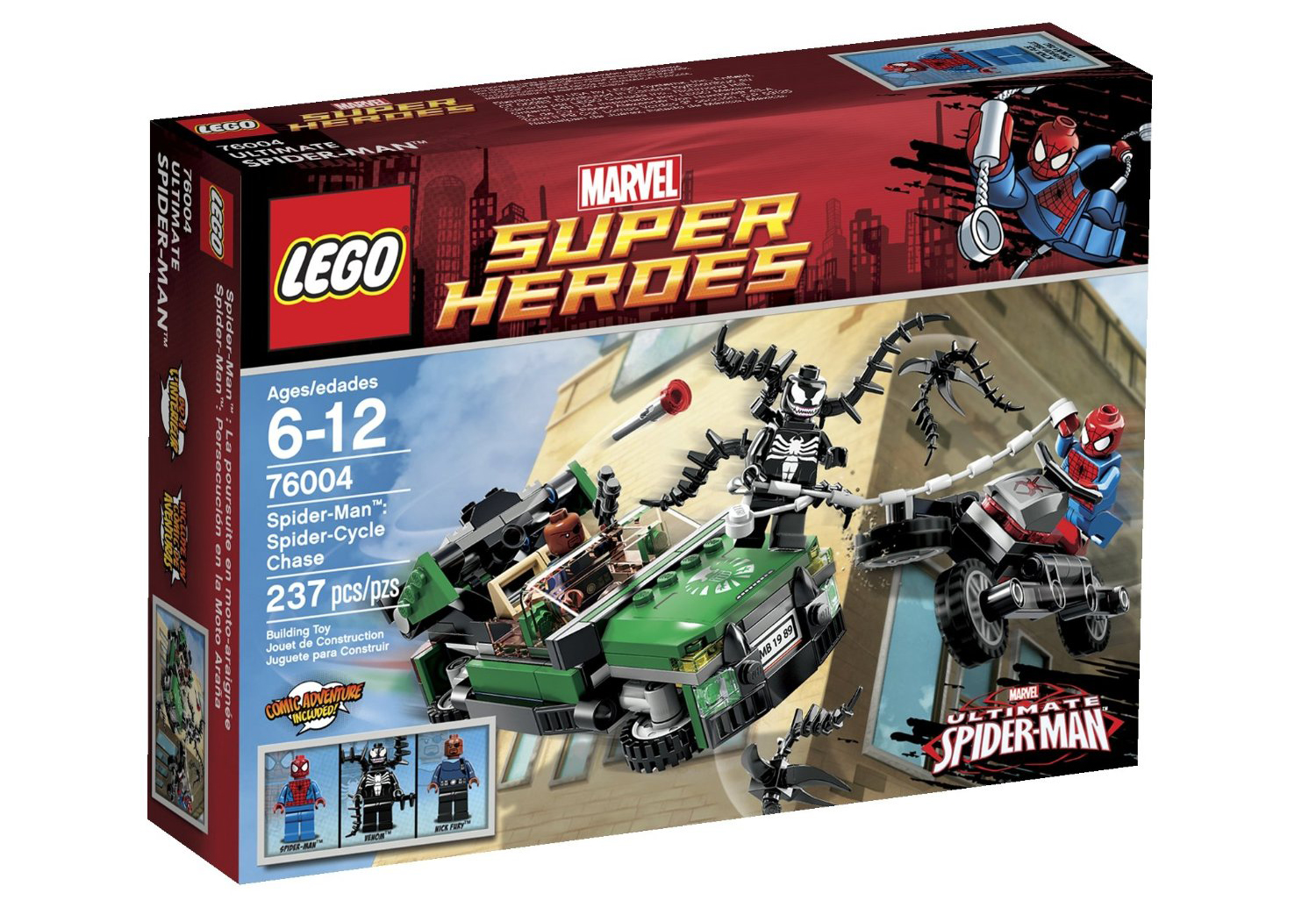 LEGO Super Heroes Spider-Cycle Chase 76004