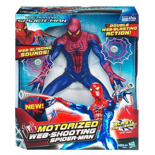 The Amazing Motorized Web Shooting SpiderMan Figure