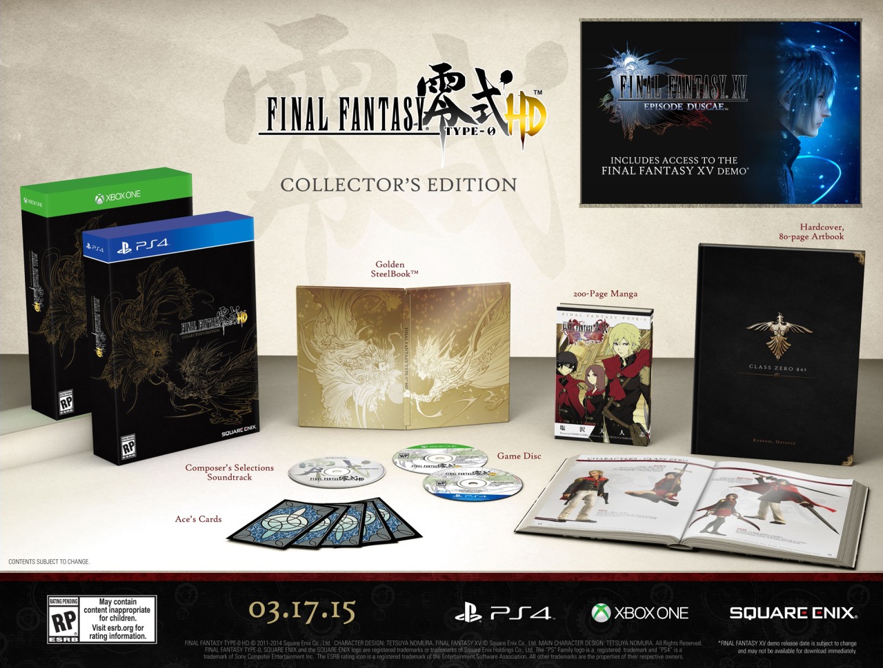 Final Fantasy Type-0 HD Collector’s Edition