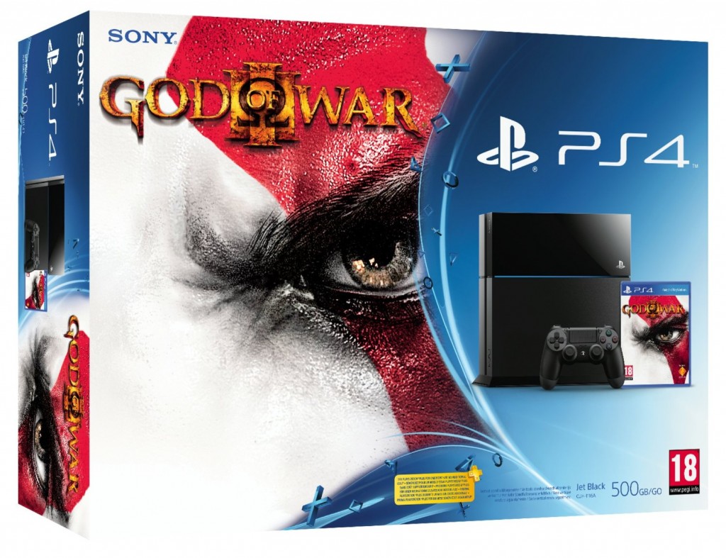 PlayStation 4 bundle with God of War III Remastered game